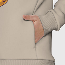 Детский костюм оверсайз Космонавтик на качелях, цвет: миндальный — фото 2