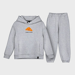 Детский костюм оверсайз Cладкая булочка, цвет: меланж