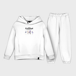 Детский костюм оверсайз Героини genshin impact ero, цвет: белый