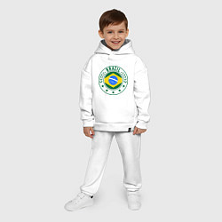 Детский костюм оверсайз Brazil 2014, цвет: белый — фото 2