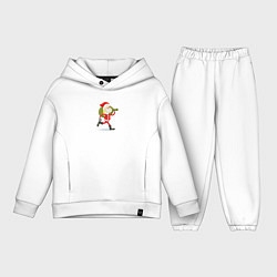 Детский костюм оверсайз Санта украл подарки, цвет: белый