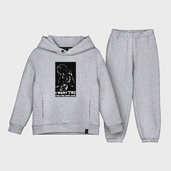 Детский костюм оверсайз Звёздные войны Дарт вейдер