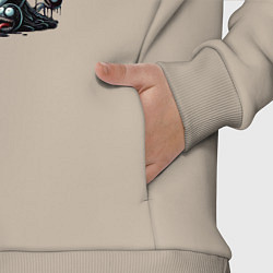 Детский костюм оверсайз Rick and slime - we are Venom, цвет: миндальный — фото 2