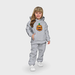 Детский костюм оверсайз Halloween pumpkin, цвет: меланж — фото 2