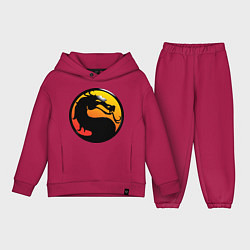 Детский костюм оверсайз Mortal kombat logo