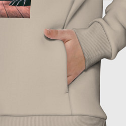 Детский костюм оверсайз Мультяшные Веном и котёнок - мем, цвет: миндальный — фото 2