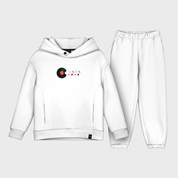 Детский костюм оверсайз Pac-Man ест ноты