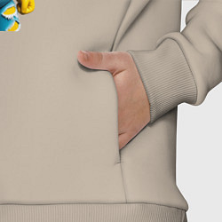 Детский костюм оверсайз The harsh Homer Simpson - punks not dead, цвет: миндальный — фото 2