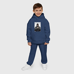 Детский костюм оверсайз Death Stranding - Norman Reedus, цвет: тёмно-синий — фото 2