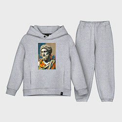 Детский костюм оверсайз Античная статуя в теплых тонах, цвет: меланж