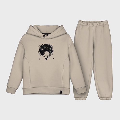 Детский костюм оверсайз Девочка весна / Миндальный – фото 1