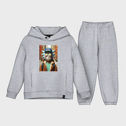 Детский костюм оверсайз Рик Санчес в Нью-Йорке - нейроарт