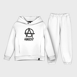 Детский костюм оверсайз Анархист, цвет: белый