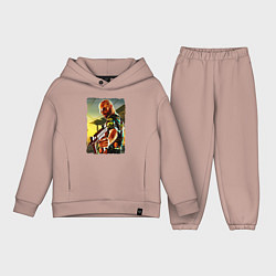 Детский костюм оверсайз Max Payne, цвет: пыльно-розовый