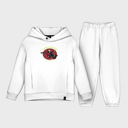 Детский костюм оверсайз Skullrider, цвет: белый