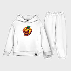 Детский костюм оверсайз Monster pumpkin, цвет: белый