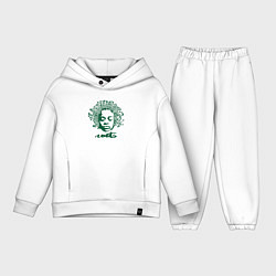 Детский костюм оверсайз African roots, цвет: белый