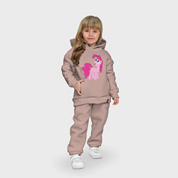 Детский костюм оверсайз Пони Пинки Пай, цвет: пыльно-розовый — фото 2