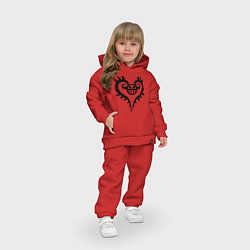 Детский костюм оверсайз Знак Трафальгара Ло, цвет: красный — фото 2