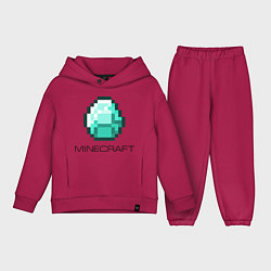 Детский костюм оверсайз Minecraft Diamond, цвет: маджента