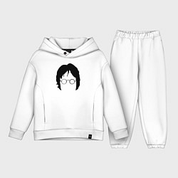 Детский костюм оверсайз John Lennon: Minimalism, цвет: белый