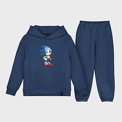 Детский костюм оверсайз Sonic, цвет: тёмно-синий
