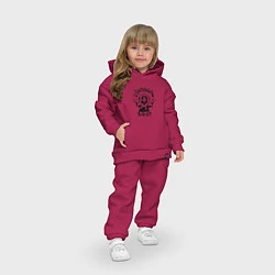 Детский костюм оверсайз Zoidberg Saves, цвет: маджента — фото 2