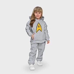 Детский костюм оверсайз Star Trek: 8 bit, цвет: меланж — фото 2