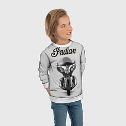 Свитшот детский Indian 6, цвет: 3D-белый — фото 2
