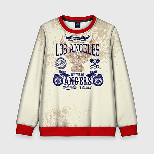 Детский свитшот Moto t-shirt 1 / 3D-Красный – фото 1