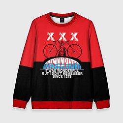 Свитшот детский Amsterdam t-shirt, цвет: 3D-красный