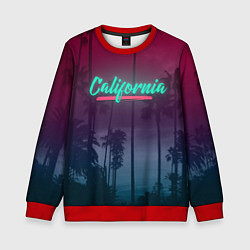 Свитшот детский California, цвет: 3D-красный