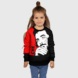 Свитшот детский Че Гевара, цвет: 3D-черный — фото 2