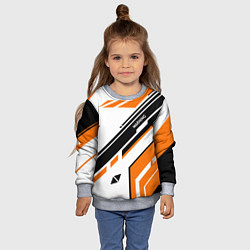 Свитшот детский CS:GO Asiimov P90 Style, цвет: 3D-меланж — фото 2