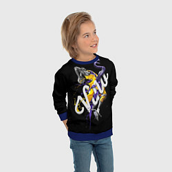 Свитшот детский Баскетболист, цвет: 3D-синий — фото 2