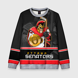 Свитшот детский Ottawa Senators, цвет: 3D-меланж