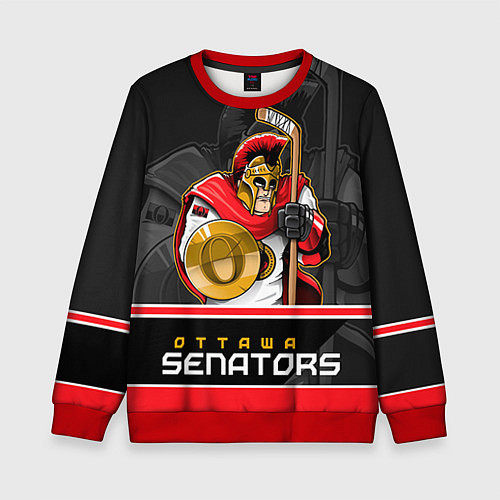 Детский свитшот Ottawa Senators / 3D-Красный – фото 1