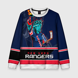 Свитшот детский New York Rangers, цвет: 3D-белый