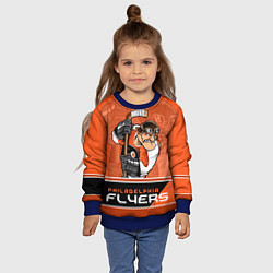 Свитшот детский Philadelphia Flyers, цвет: 3D-синий — фото 2