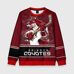 Свитшот детский Arizona Coyotes, цвет: 3D-красный