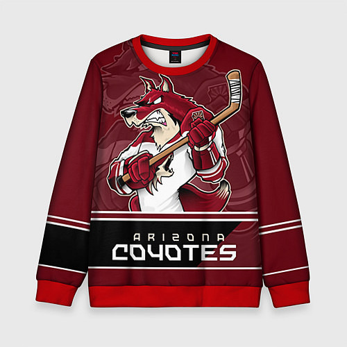 Детский свитшот Arizona Coyotes / 3D-Красный – фото 1