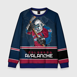 Свитшот детский Colorado Avalanche, цвет: 3D-синий