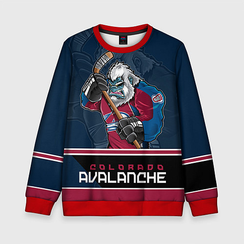 Детский свитшот Colorado Avalanche / 3D-Красный – фото 1