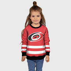 Свитшот детский Carolina Hurricanes, цвет: 3D-черный — фото 2