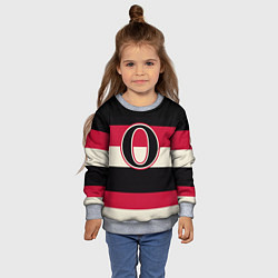 Свитшот детский Ottawa Senators O, цвет: 3D-меланж — фото 2
