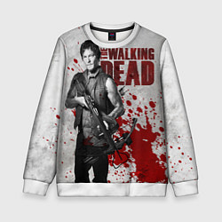 Свитшот детский Walking Dead: Deryl Dixon, цвет: 3D-белый