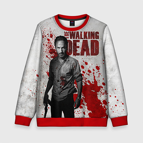 Детский свитшот Walking Dead: Rick Grimes / 3D-Красный – фото 1