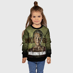 Свитшот детский Ходячие мертвецы: Кэрол Пелетье, цвет: 3D-черный — фото 2