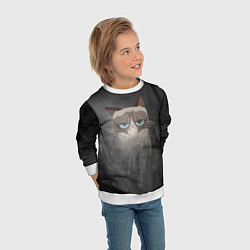 Свитшот детский Grumpy Cat, цвет: 3D-белый — фото 2