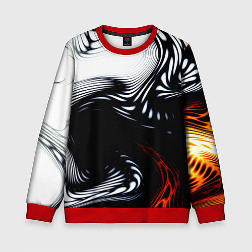 Детский свитшот Abrupt / 3D-Красный – фото 1